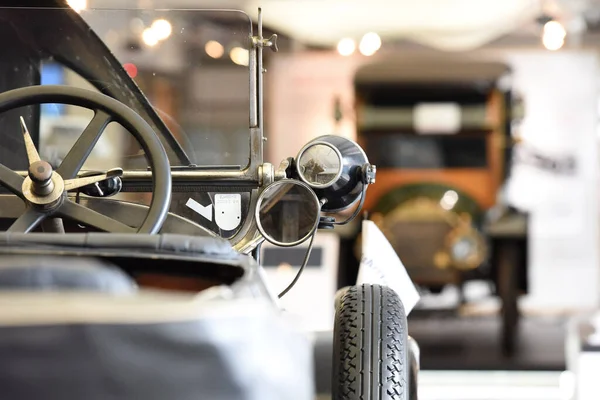 Détail Véhicule Historique Austro Daimler Dans Musée Fahr Raum Mattsee — Photo