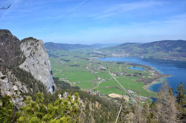 Drachenwand Sankt Lorenz Mondsee Upper Austria Salzburg Austria Europe — Stock Photo, Image