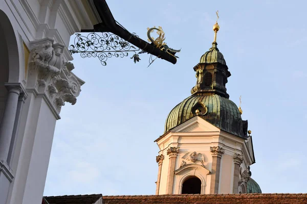 Mosteiro Sankt Florian Alta Áustria Áustria — Fotografia de Stock