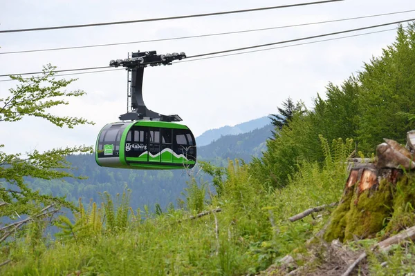 Teleférico Gruenberg Cerca Gmunden Salzkammergut Austria Europa — Foto de Stock