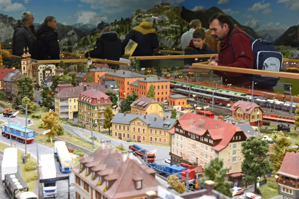 Gmunden, Avusturya, Avrupa 'daki model demiryolu sistemi 