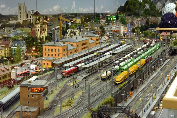 Gmunden, Avusturya, Avrupa 'daki model demiryolu sistemi 