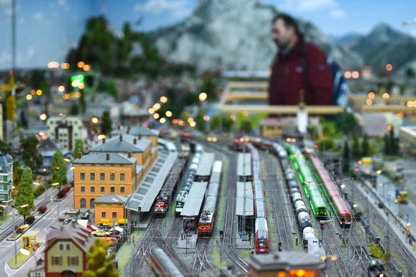 Gmunden, Avusturya, Avrupa 'daki model demiryolu sistemi 