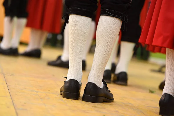 Actuación Pública Danzas Folclóricas Tradicionales Austriacas Festival Cultura Folclórica Oberwang — Foto de Stock