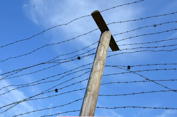 Memorial Ijzeren Gordijn Schoenegg Muehlviertel Guglwald Grensovergang Oostenrijk Europa — Stockfoto