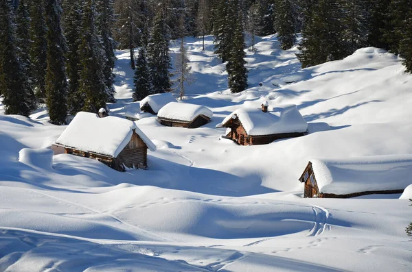 Winterlandschaft Bei Bad Goisern Bezirk Gmunden Salzkammergut — Stockfoto