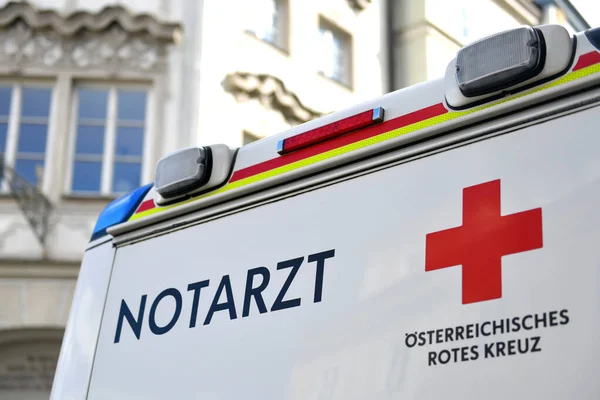 Steyr Avusturya Avrupa Dan Acil Doktor Aracı — Stok fotoğraf