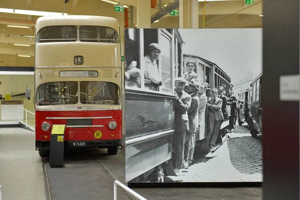 Transport Tramway Museum Remise Wien Østerrike Europa – stockfoto
