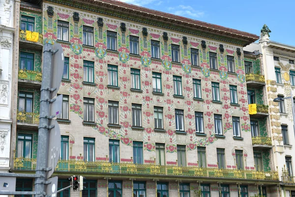 Las Famosas Casas Art Nouveau Otto Wagner Linke Wienzeile Viena — Foto de Stock