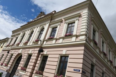 Town hall in Kirchdorf, Upper Austria, Austria, Europ