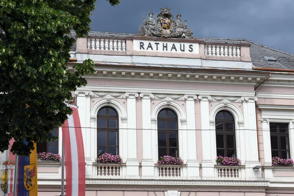 Town Hall Kirchdorf Upper Austria Austria Europ — Stok fotoğraf