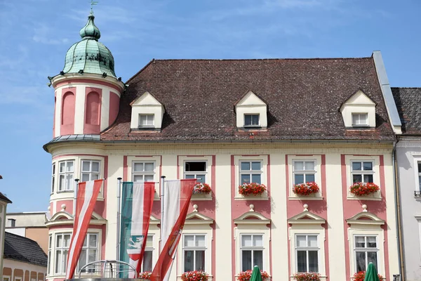 Stadshuset Enns Oberösterreich Österrike Europa — Stockfoto