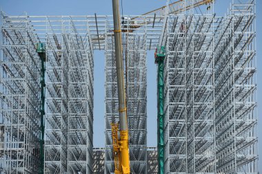 Waldneukirchen, Yukarı Avusturya, Avusturya ve Avrupa 'da bir depo inşaatı