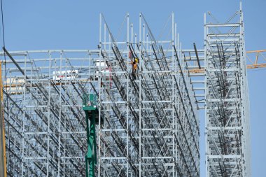 Waldneukirchen, Yukarı Avusturya, Avusturya ve Avrupa 'da bir depo inşaatı