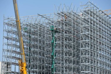 Waldneukirchen, Yukarı Avusturya, Avusturya ve Avrupa 'da bir depo inşaatı