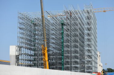 Waldneukirchen, Yukarı Avusturya, Avusturya ve Avrupa 'da bir depo inşaatı