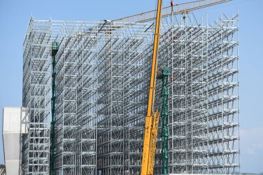 Waldneukirchen, Yukarı Avusturya, Avusturya ve Avrupa 'da bir depo inşaatı