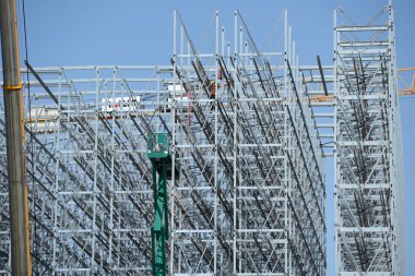 Waldneukirchen, Yukarı Avusturya, Avusturya ve Avrupa 'da bir depo inşaatı