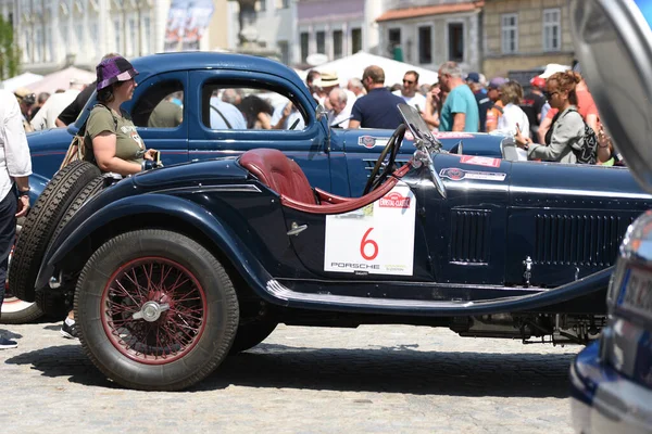 Ennstal Classic Dos Mais Conhecidos Ralis Carros Clássicos Áustria Europa — Fotografia de Stock