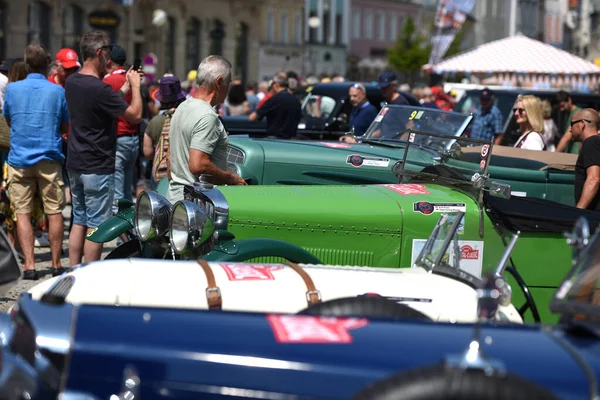 Ennstal Classic Uno Los Rallyes Coches Clásicos Más Conocidos Austria — Foto de Stock