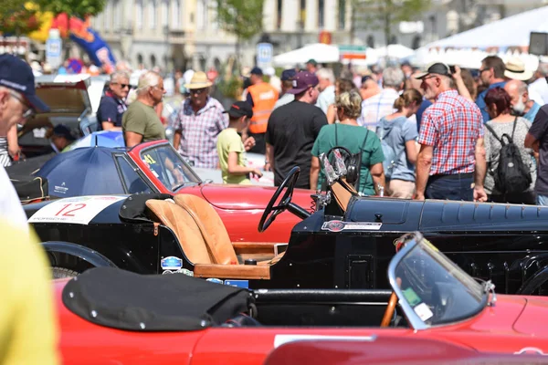 Ennstal Classic Uno Los Rallyes Coches Clásicos Más Conocidos Austria — Foto de Stock