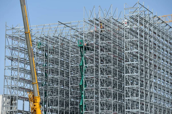 Waldneukirchen, Yukarı Avusturya, Avusturya ve Avrupa 'da bir depo inşaatı