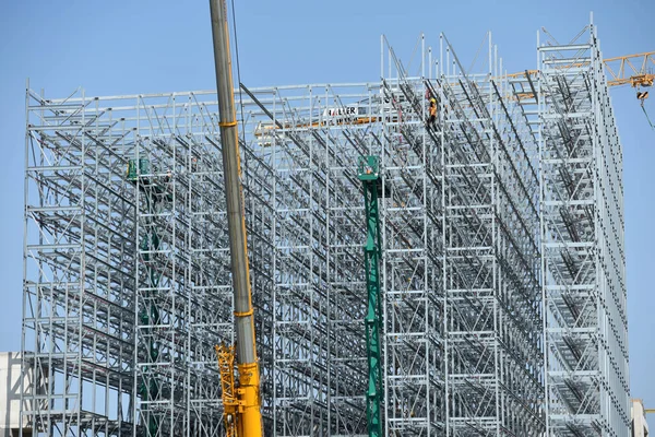 Waldneukirchen, Yukarı Avusturya, Avusturya ve Avrupa 'da bir depo inşaatı