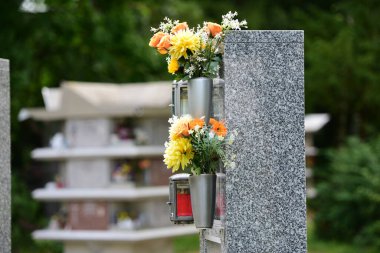 St. Martin, Linz, Yukarı Avusturya, Avusturya, Avrupa 'daki Urn Mezarlığı