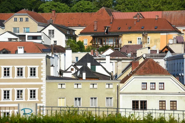 Silueta Města Steyr Horní Rakousko Rakousko Evropa — Stock fotografie