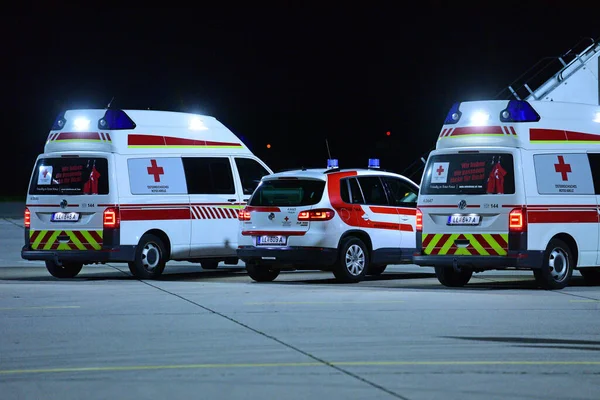 Kızıl Haç Ambulansı Yukarı Avusturya — Stok fotoğraf