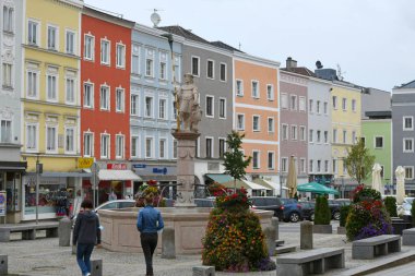 Ried im Innkreis 'in ana meydanı, Yukarı Avusturya, Avusturya, Europ