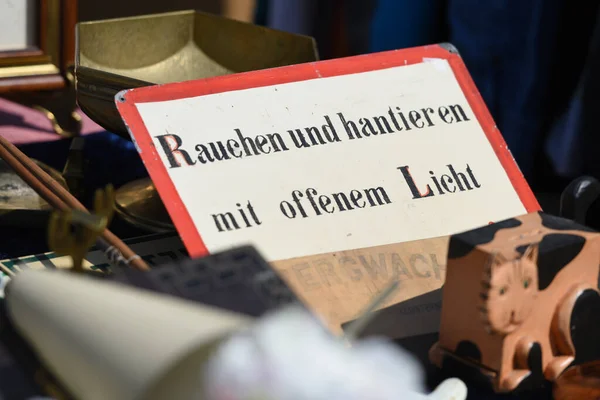 Großer Flohmarkt Jeden Samstag Naschmarkt Wien — Stockfoto