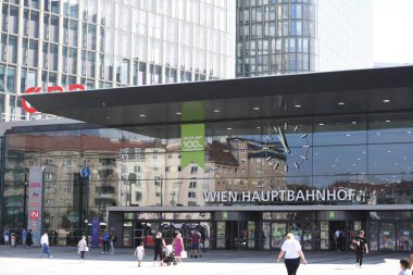 Viyana, Avusturya ve Avrupa 'daki yeni ana tren istasyonu.