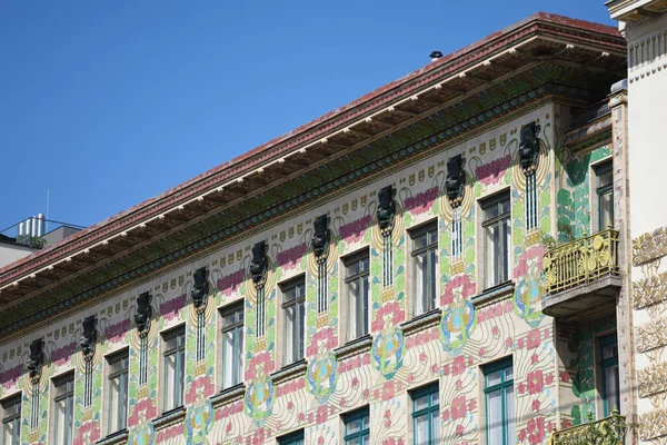 Las Famosas Casas Art Nouveau Otto Wagner Linke Wienzeile Viena —  Fotos de Stock