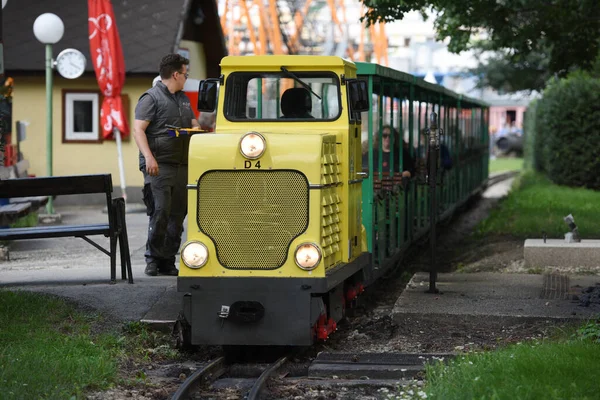 Liliput Train Wiener Prater Viena Áustria Europa — Fotografia de Stock