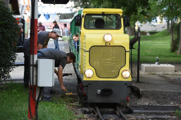 Liliput Train Wiener Prater Viena Áustria Europa — Fotografia de Stock