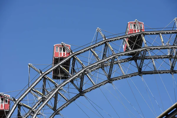 Pariserhjul Den Stora Nöjesparken Prater Wien Österrike Europa — Stockfoto