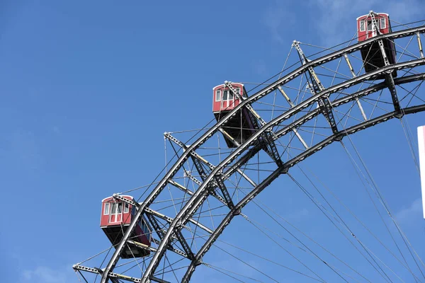 Колесо Обозрения Большом Парке Развлечений Prater Вене Австрия Европа — стоковое фото