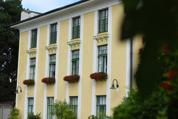 Orangerie Jardin École Kagran Vienne Autriche Europe — Photo