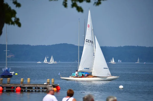 Ammersee Bajorországban Németországban Európában — Stock Fotó