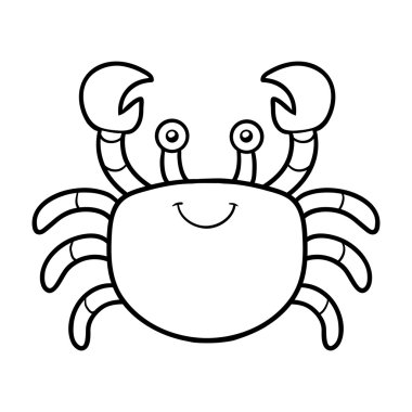 Boyama kitabı, sayfa (yengeç boyama)