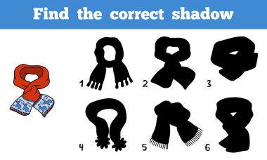 Doğru gölge bulmak, geometrik süsler ile eşarp