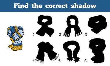 Doğru gölge bulmak, geometrik süsler ile eşarp