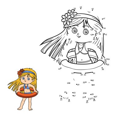 Sayı oyunu çocuklar için. Lifebuoy ile küçük kız