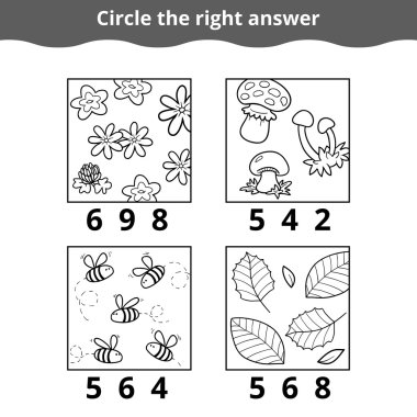 Okul öncesi çocuklar için oyun sayma