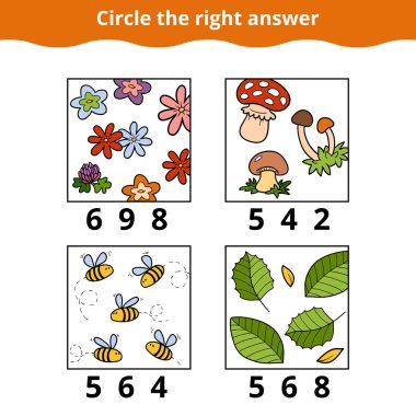 Okul öncesi çocuklar için oyun sayma