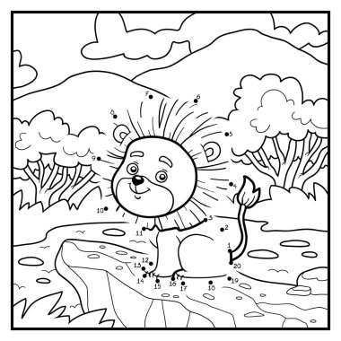 Sayı oyunu çocuklar için. Afrika'da küçük aslan