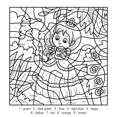 Renk numarasına göre küçük Prenses