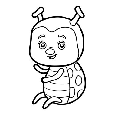 Boyama kitabı, uğur böceği