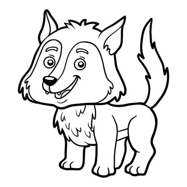 Boyama kitabı, kurt